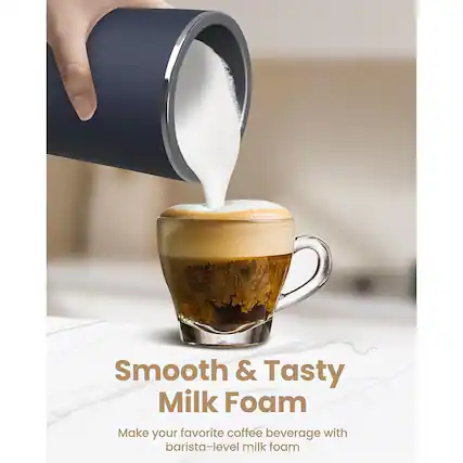 Smooth & Tasty Milk Foam
Make your favorite coffee beverage with barista-level milk foam