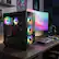 Alt View 1. STGAubron - STGAubron RGB Desktop PC Computer, AMD Ryzen 5 3400G up to 4.2GHz, 16G DDR4 RAM, 512G SSD, WiFi 6 & BT 5.2, Win11 Home - Black.