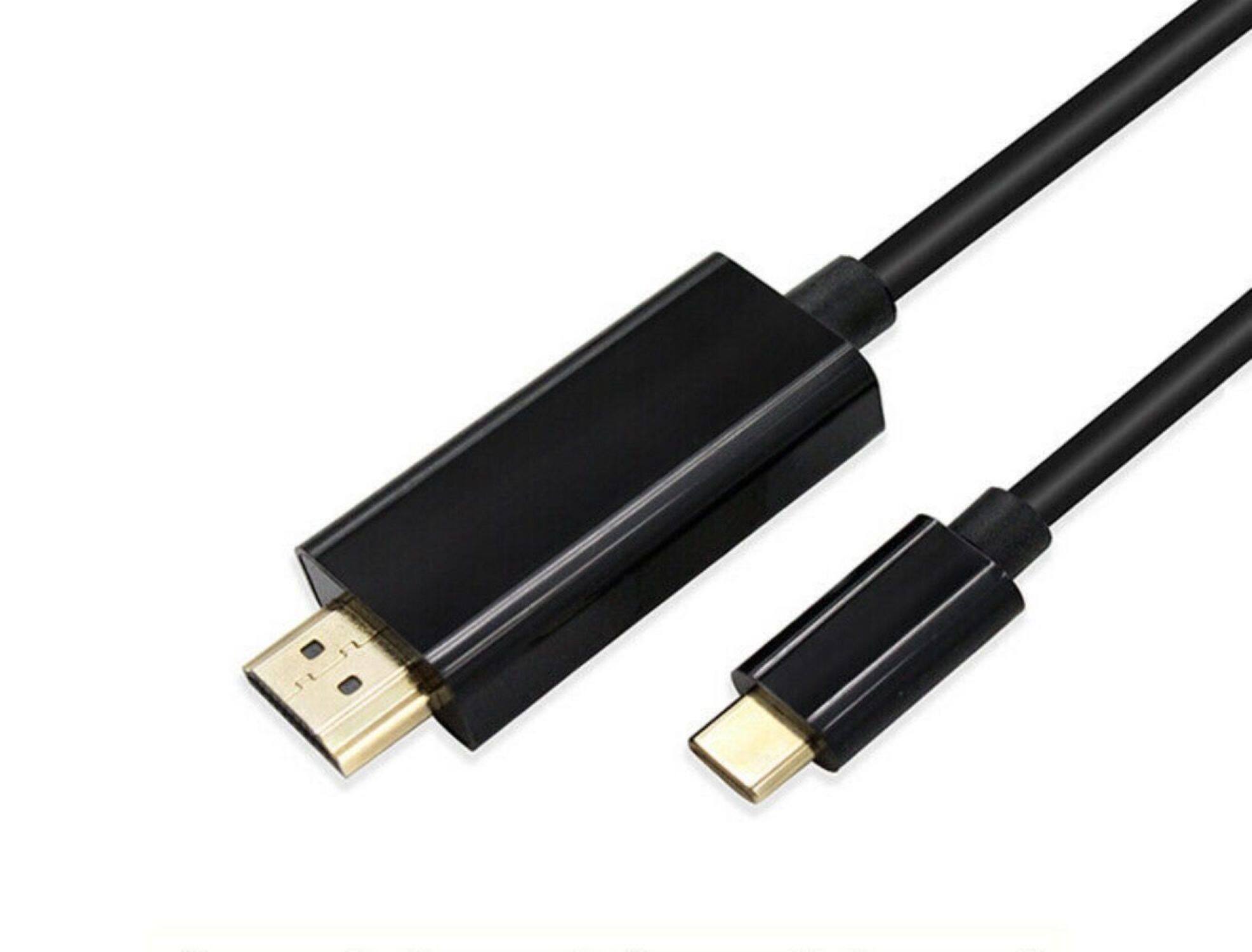 Front. Sanoxy - USB-C to HDMI Cable 4K Video Adapter 6FT - Black.