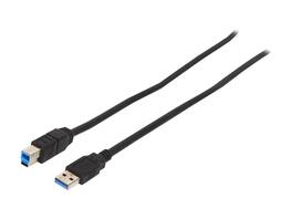 StarTech.com - USB3SAB6BK Black SuperSpeed USB 3.0 Cable A to B - M/M