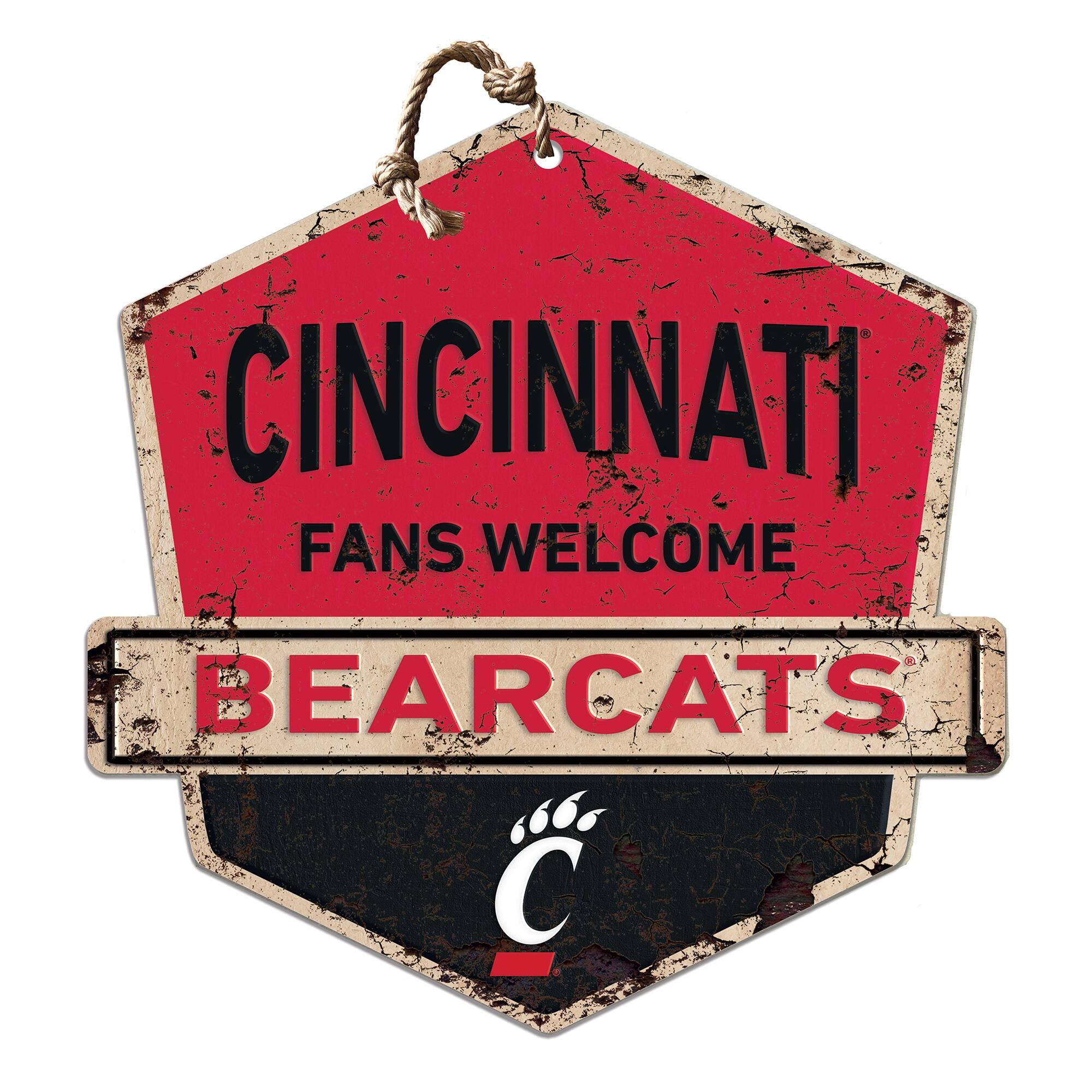 Cincinnati Bearcats Fans Welcome Sign
