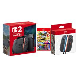 Switch 2 Console with Super Mario Party Jamboree and Extra Joy-Cons Bundle - Nintendo Switch 2