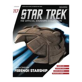 Eaglemoss - Star Trek Starships 22nd Century Ferengi Ship Magazine - Brown