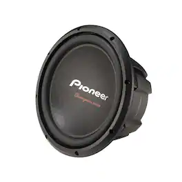 Pioneer - TS-A301S4 - A-Series 12" Component Subwoofer, 500W RMS, 1600W Max, Single 4-Ohm Voice Coil, IMPP Cone - Black