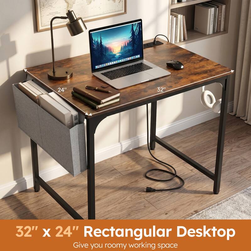 32" x 24" Rectangular Desktop  
Give you roomy working space