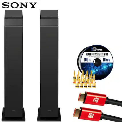 SONY DECO ESSENTIALS HEAVY DUTY SPEAKER WIRE - 100ft 16AWG