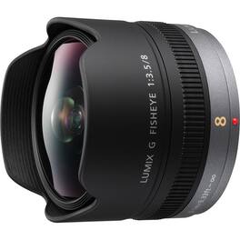 Panasonic - LUMIX G Fisheye 8mm f/3.5 Lens for Micro Four Thirds