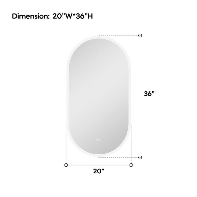 Dimension: 20"W*36"H  
36"  
80"  
20"