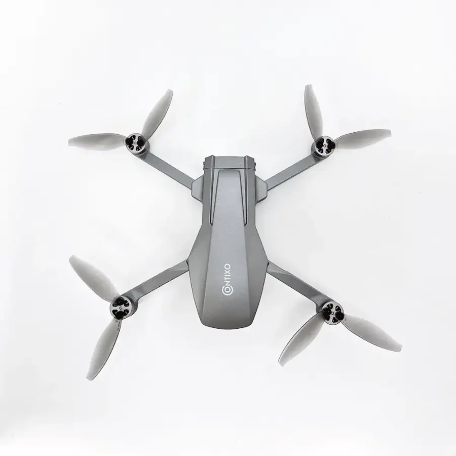 Alt View 22. Contixo - F36 Gimbal Drone with Remote Controller - Silver.