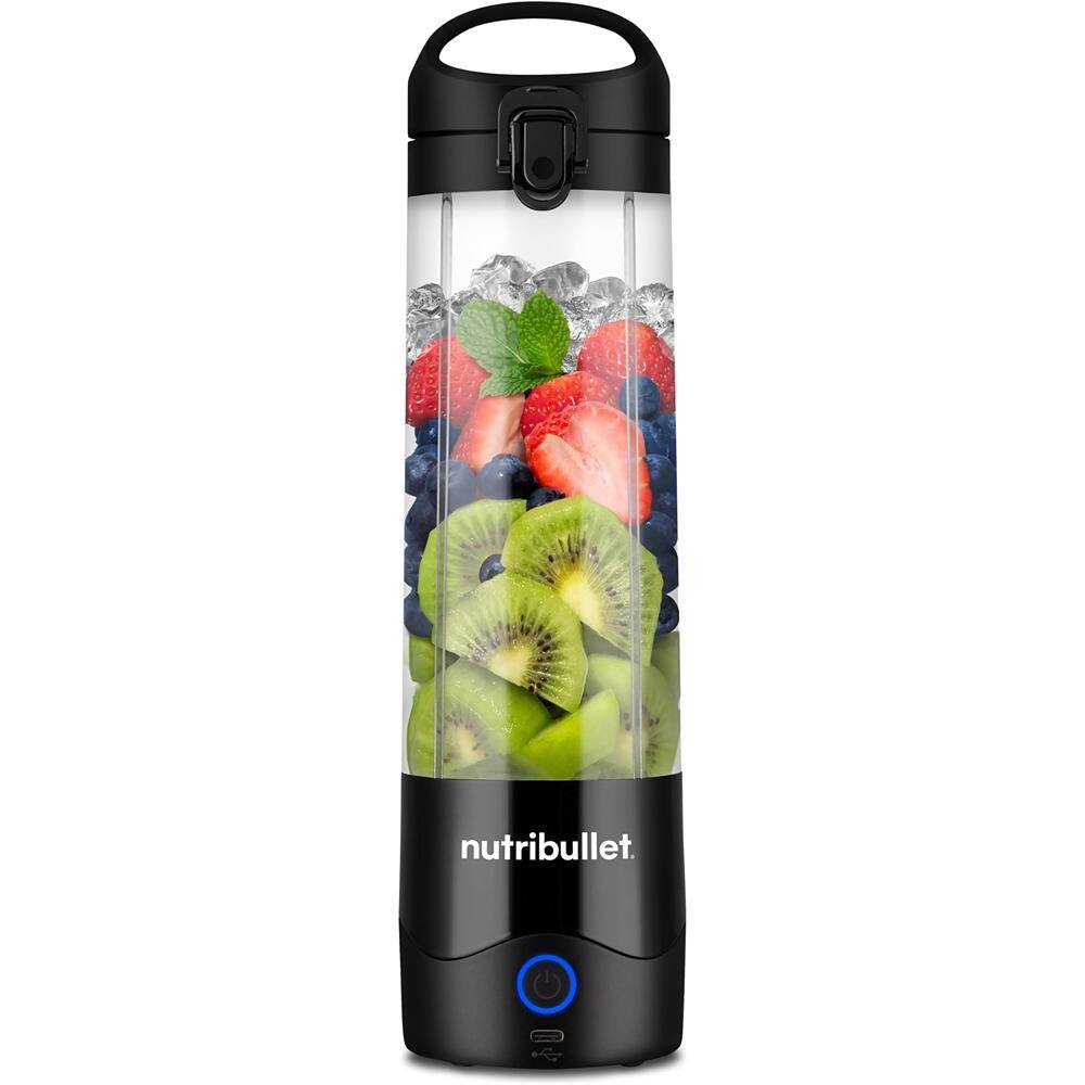 Front. Schertz - Cordless 20oz Portable Personal Blender with USB-C Rechargeable Power – Black (NBPB50100K) - black.