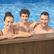 Alt View 7. Bestway - Bestway Hydrium 24'x12'x52" Oval Above Ground Swimming Pool Set, Brown Woodgrain - Brown.