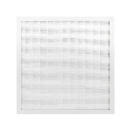 Front. XPOWER - Mini Air Scrubber 13" x 13" x 2.8" Thick HEPA Filter - White.