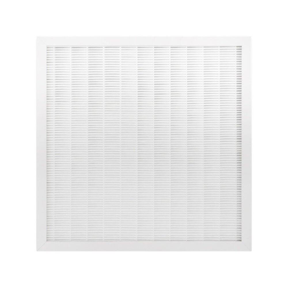 Front. XPOWER - Mini Air Scrubber 13" x 13" x 2.8" Thick HEPA Filter - White.