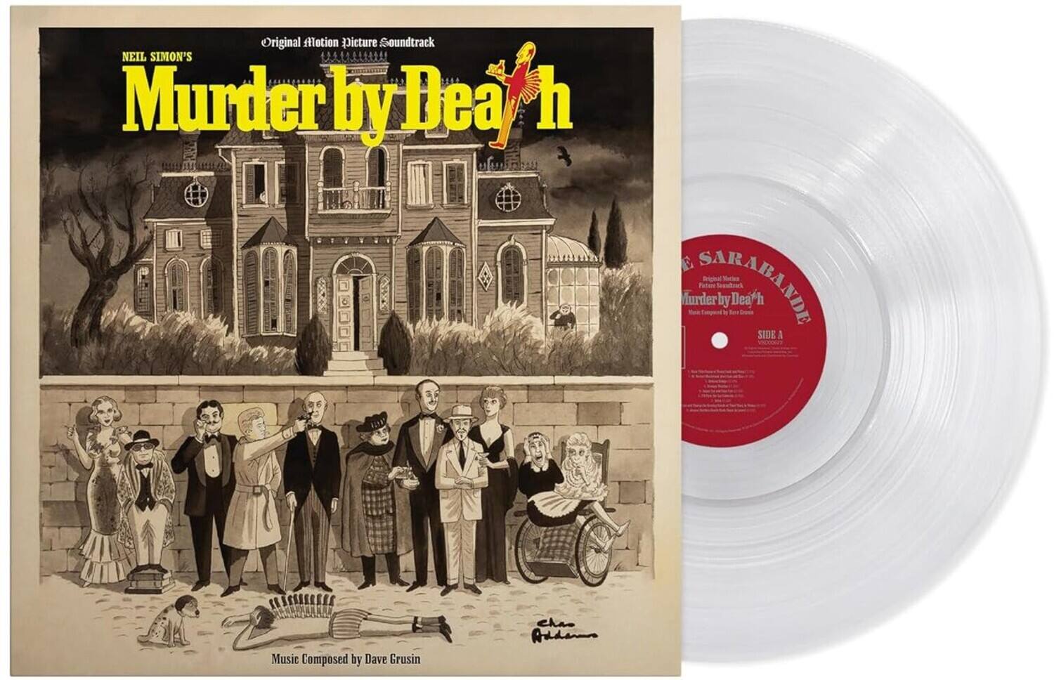 Original Motion Picture Soundtrack  
NEIL SIMON'S  
Murder by Death  

Music Composed by Dave Grusin  

SARABANDE  
Original Motion Picture Soundtrack  
Murder by Death  
SIDE A  

Music Composed by Dave Grusin