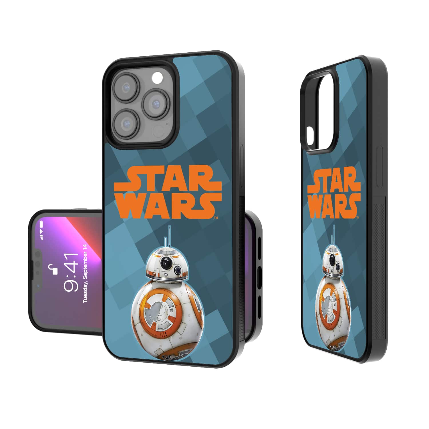 Keyscaper - Star Wars: The Force Awakens Color Block Bump Phone Case - Apple iPhone 13 Mini - BB-8