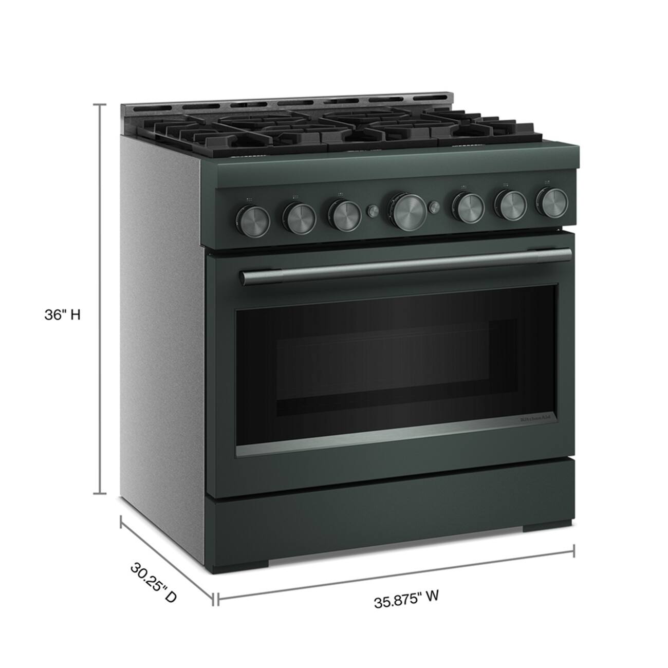 36" H  
KitchenAid  
30.25" D  
35.875" W