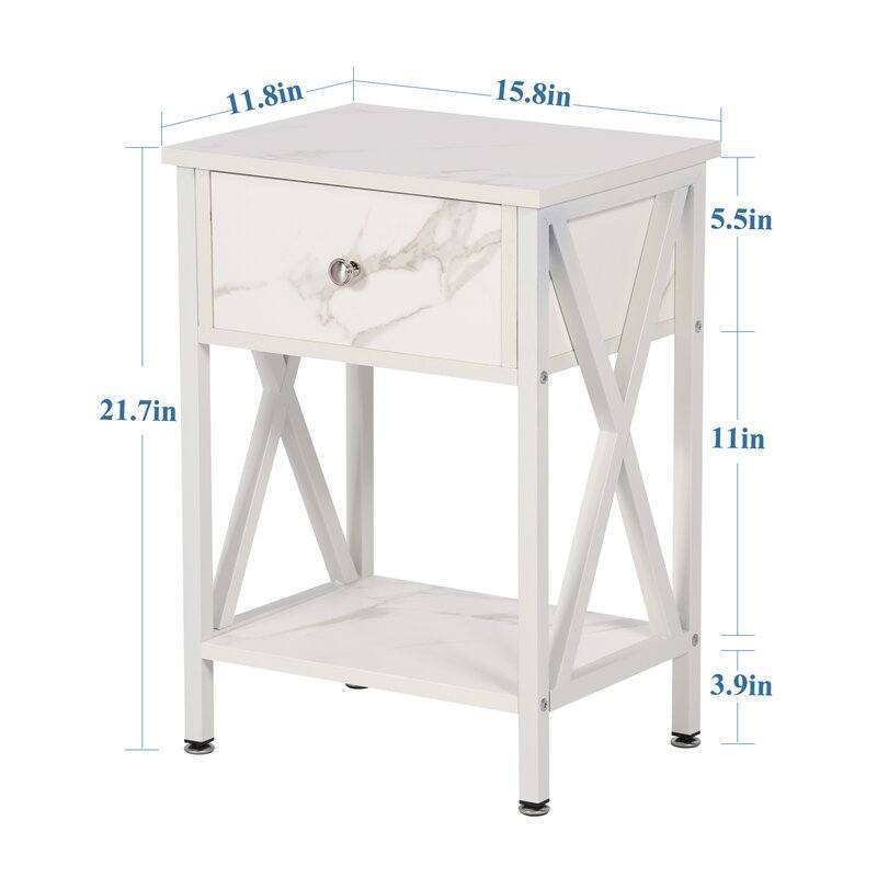 11.8in, 15.8in, 5.5in, 21.7in, 11in, 3.9in