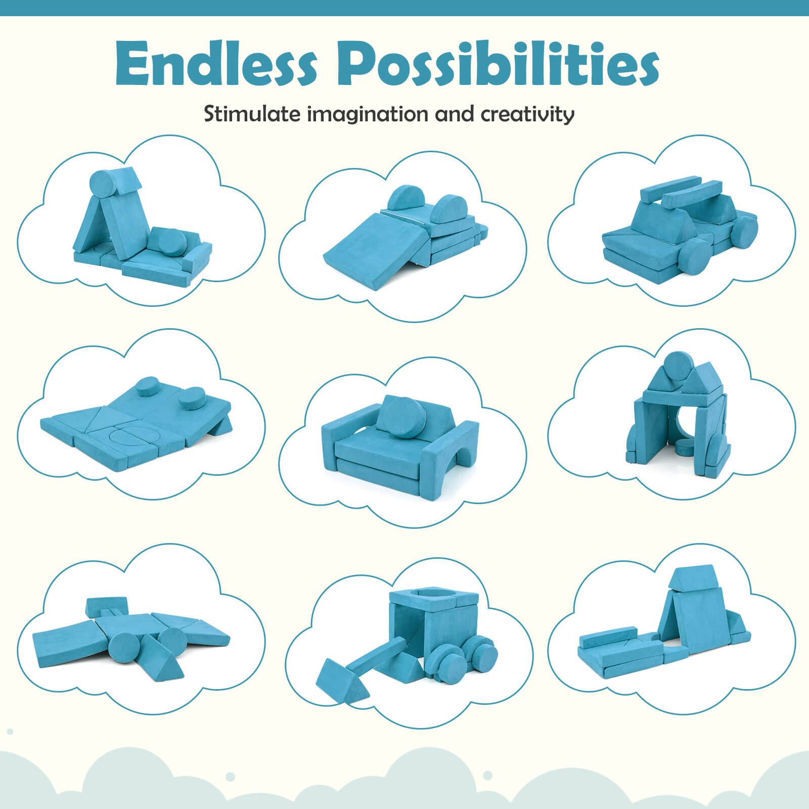 Endless Possibilities  
Stimulate imagination and creativity