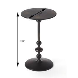 Butler Specialty - Zora Pedestal Side Table - Black