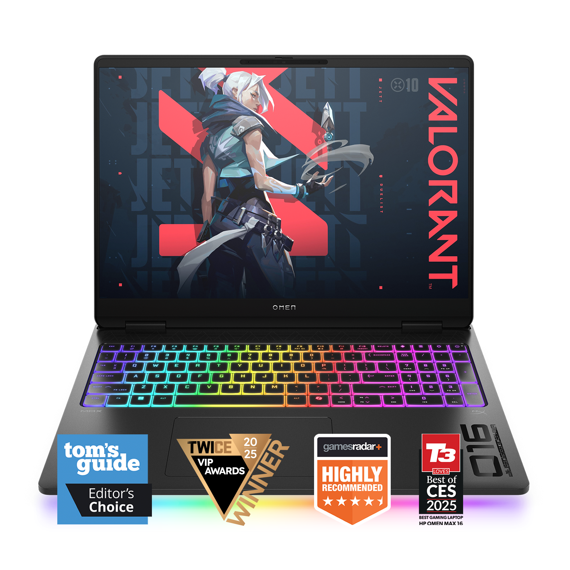 SEKAIKEN 10 JAT J AT ET NETT J VALORANT OMEN

tom's guide Editor's Choice

TWICE VIP AWARDS 2025 WINNER

gamesradar+ HIGHLY RECOMMENDED

T3 Best of CES 2025