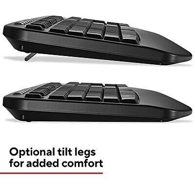 Staples Computer Keyboard Staples TECH Wireless Comfort Keyboard Black ST62602 - Best Buy