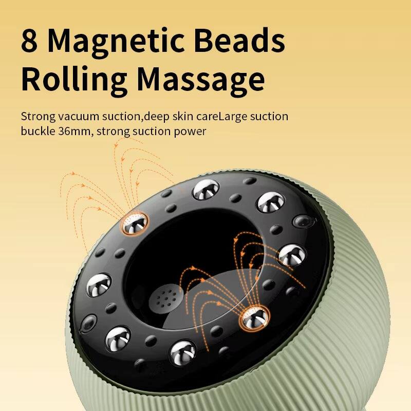 8 Magnetic Beads Rolling Massage

Strong vacuum suction, deep skin care. Large suction buckle 36mm, strong suction power.