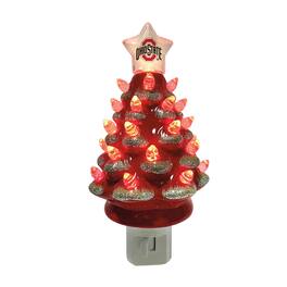 Santa's Workshop - Ohio State Buckeyes 6.5" Tree Night Lite - Red