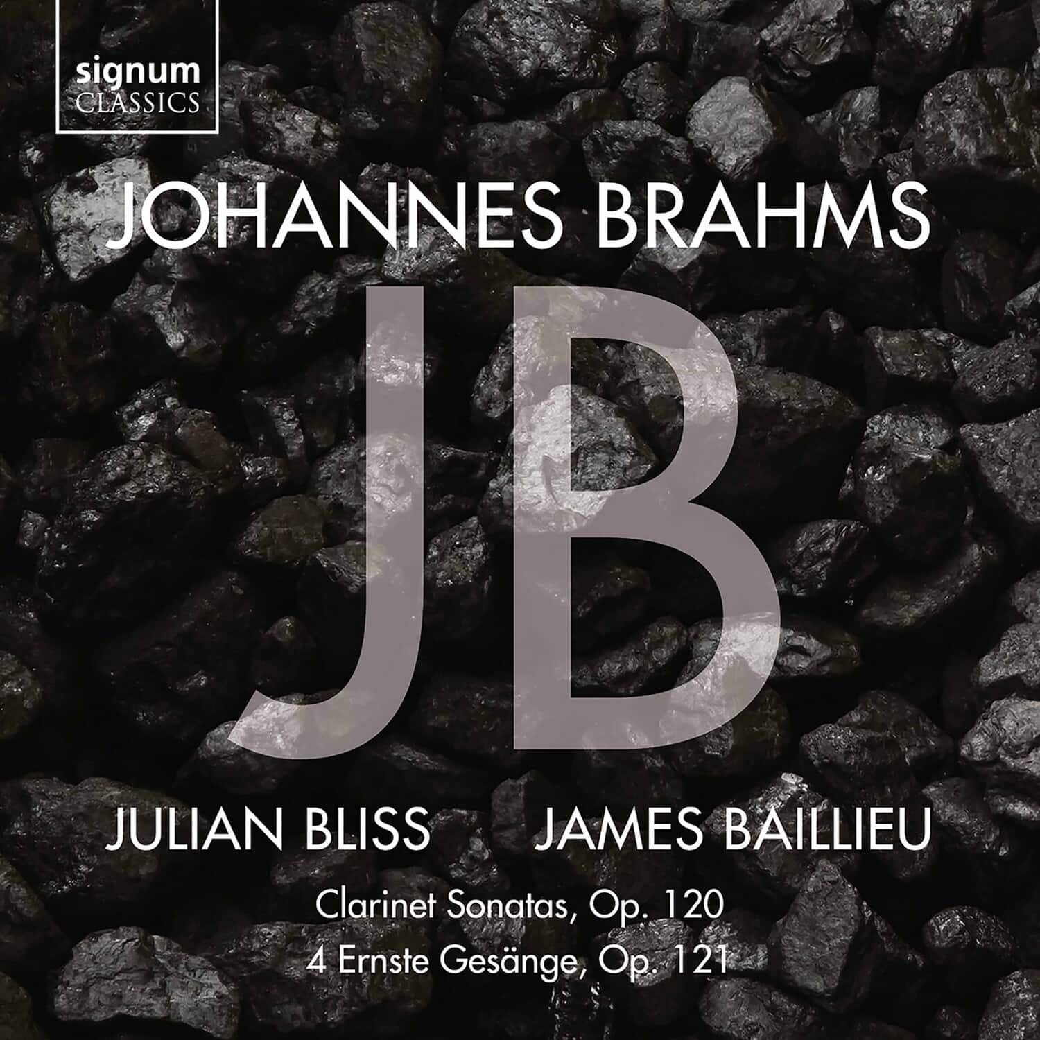Julian Bliss and Johannes Brahms - CLARINET SONATAS OP. 120  - COMPACT DISCS