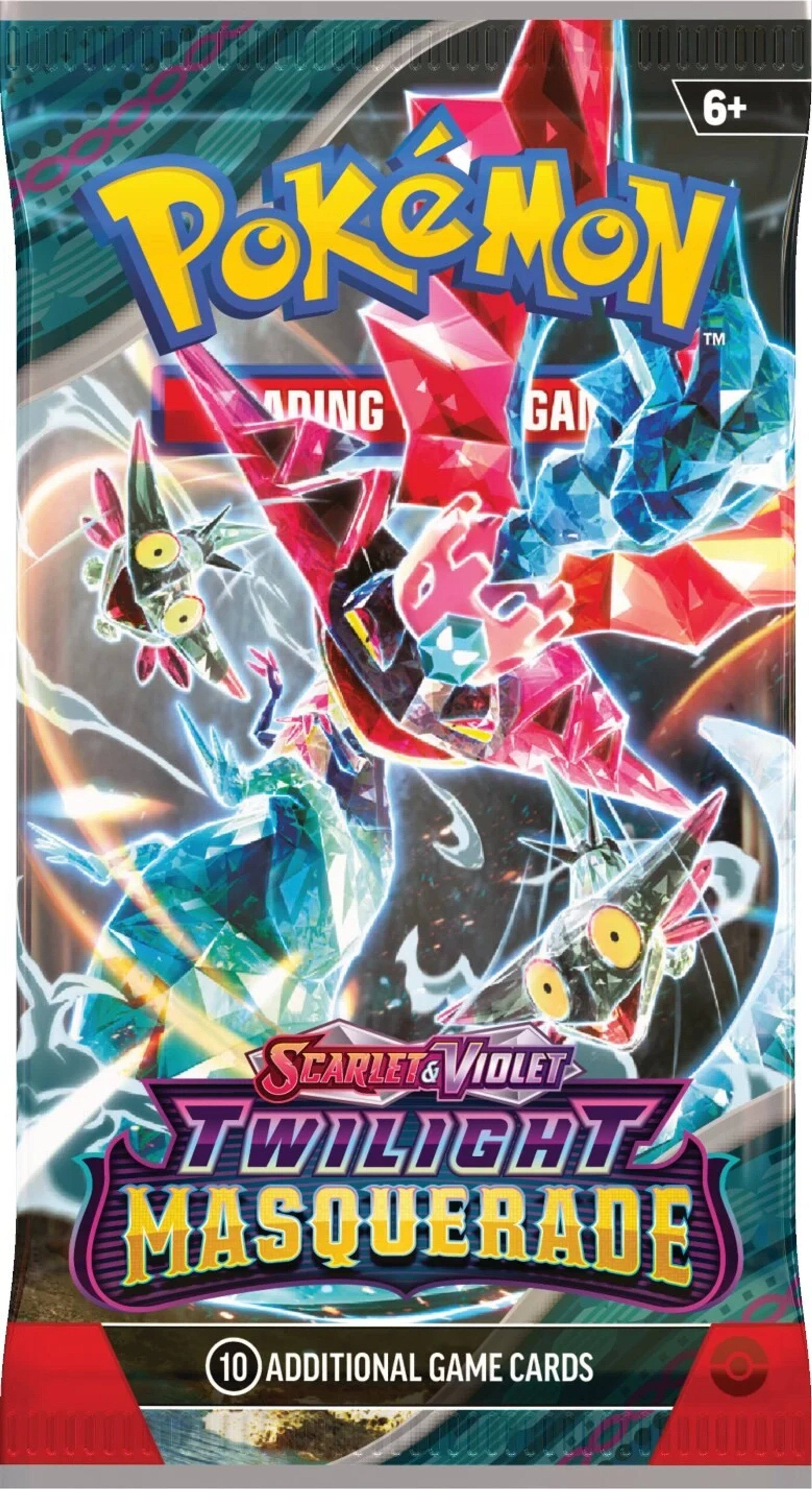 6+ Pokémon Trading Card Game Scarlet & Violet Twilight Masquerade 10 Additional Game Cards