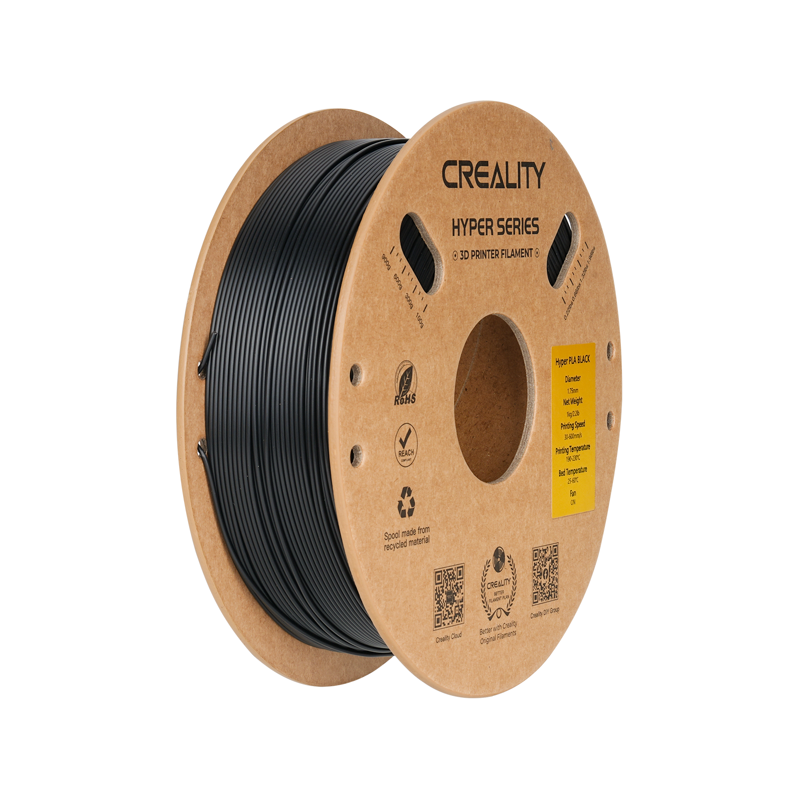 Creality - Hyper PLA 1KG - Black