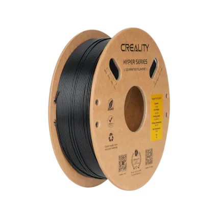 CREALITY
HYPER SERIES
3D PRINTER FILAMENT
Hyper PLA BLACK
Diameter: 1.75mm
Net Weight: 1kg
Printing Speed: 30-80mm/s
Printing Temperature: 200-220°C
Bed Temperature: 60-70°C
Made from recycled material
CREALITY
Better with CREALITY
Original filament