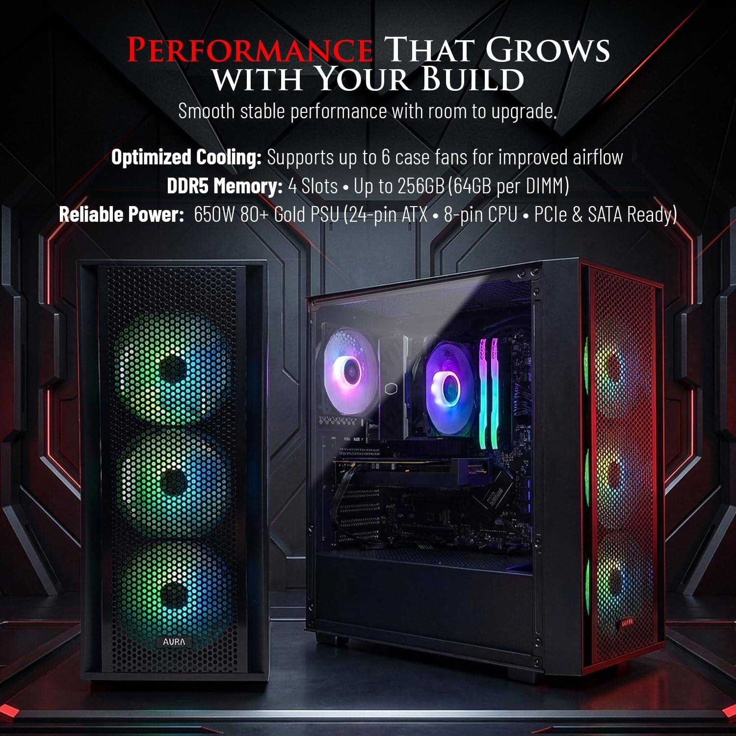 Hachiman PC Ronin Gaming PC, AMD Ryzen 5 9600X, GeForce RTX 5060