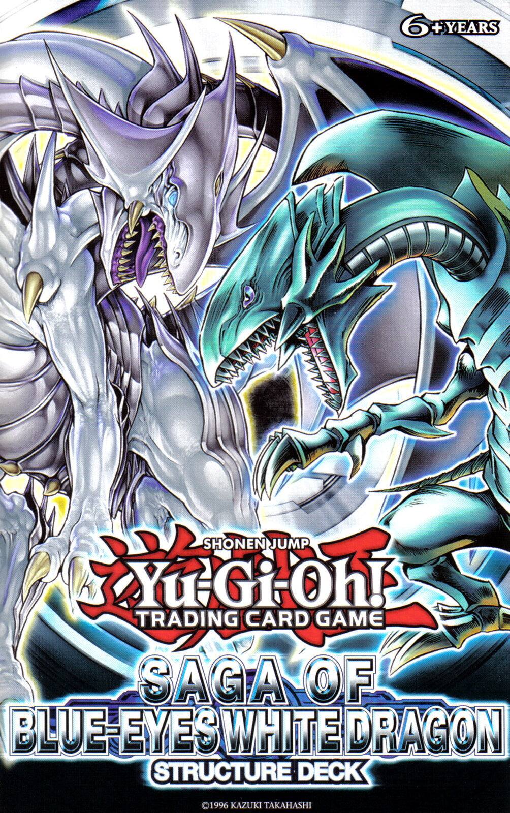 6+ YEARS SHONEN JUMP YU-GI-OH! TRADING CARD GAME SAGA OF BLUE EYES WHITE DRAGON STRUCTURE DECK 1996 KAZUKI TAKAHASHI
