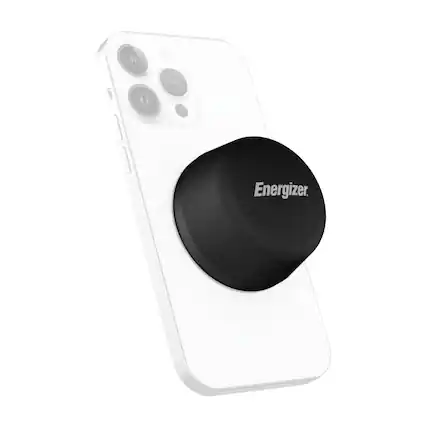 Front. Energizer - 10W Wireless Charger W/Mini Bluetooth Speaker BTS055 - Black.