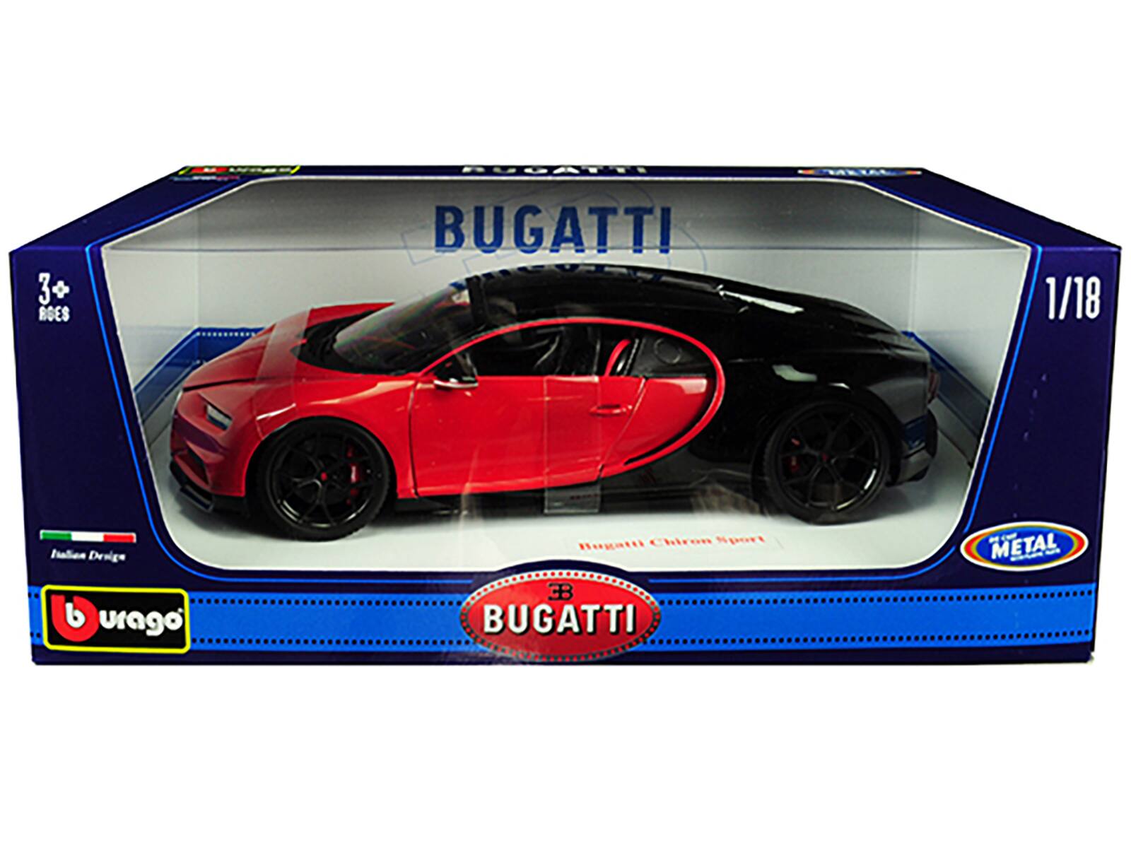 3+ ROES AUDAI BUGATTI 1/18 Palien Devige b urago Hugatui Chiron Sport 3 BUGATTI METAL