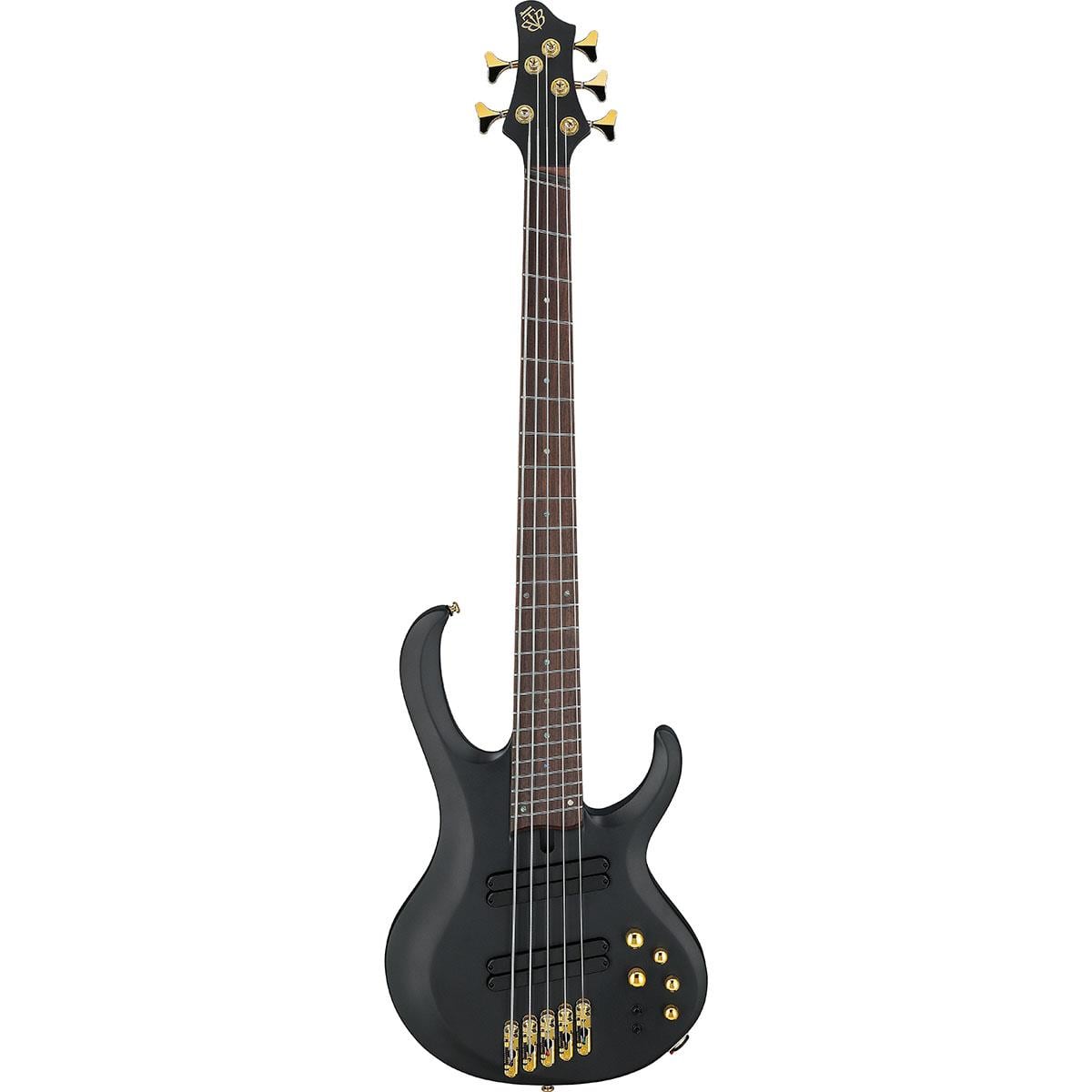 Ibanez - BTB Bass Workshop Series BTB605LM 5-String Multi Scale Electric Bass Guitar, Black Flat price history on PriceWatchPro