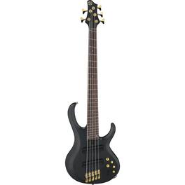 Ibanez - BTB Bass Workshop Series BTB605LM 5-String Multi Scale Electric Bass Guitar, Black Flat