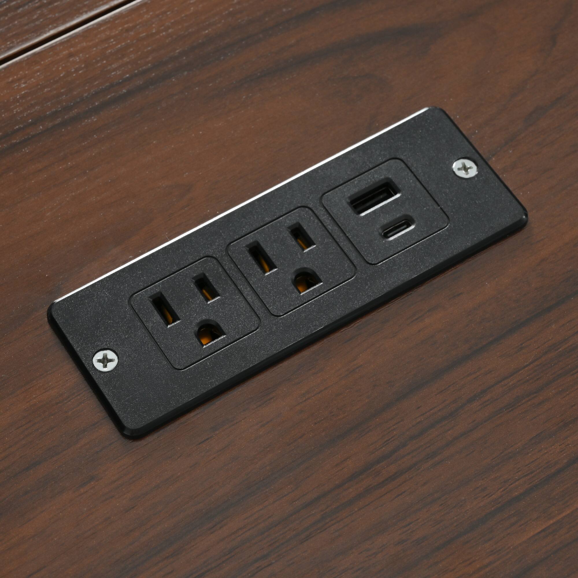 Alt View 9. PexFix - 58" Farmhouse Kitchen Island Cart with Sliding Barn Door, Drop Leaf and 5-Wheel Mobility - White.