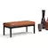 Alt View 11. Simpli Home - Lacey 43 inch Wide Contemporary Rectangle Tufted Ottoman Bench - Distressed Saddle Brown.