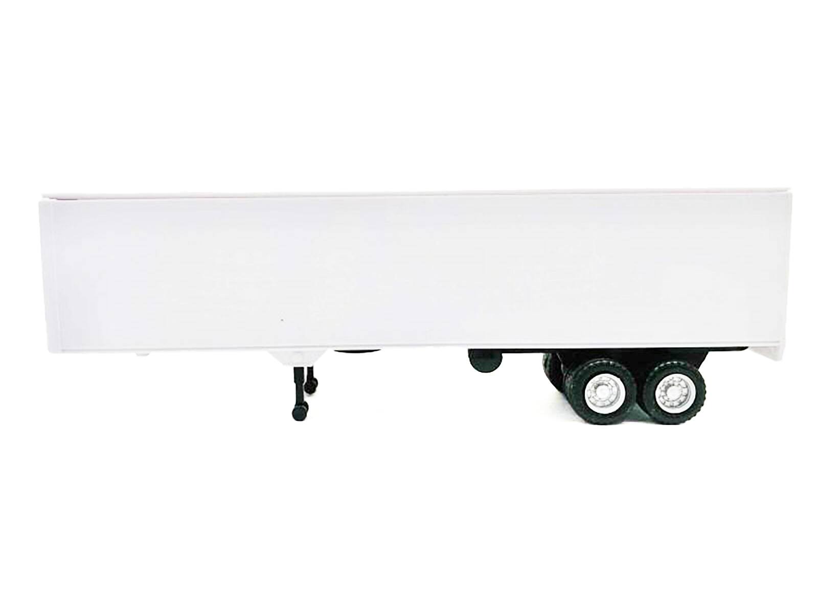 Angle. Promotex - 40ft Dry Van Trailer White 1/87 (HO) Plastic Model by Promotex - White.