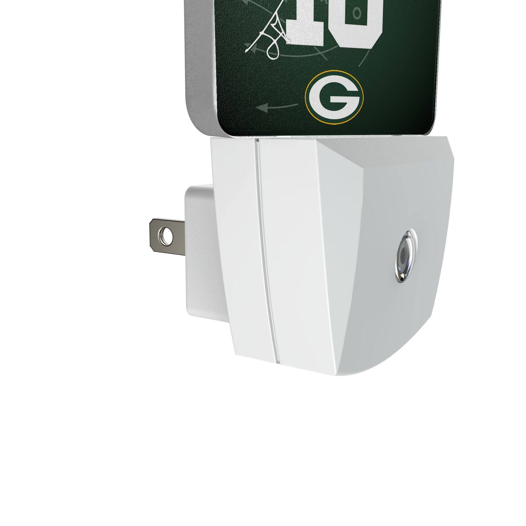 Alt View 2. Keyscaper - Jordan Love Green Bay Packers Nightlight 2-Pack - Multicolor.