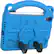 Angle. SaharaCase - Teddy Bear KidProof Case for Apple iPad mini (A17 Pro) and Apple iPad mini (6th Generation 2021) - Blue.