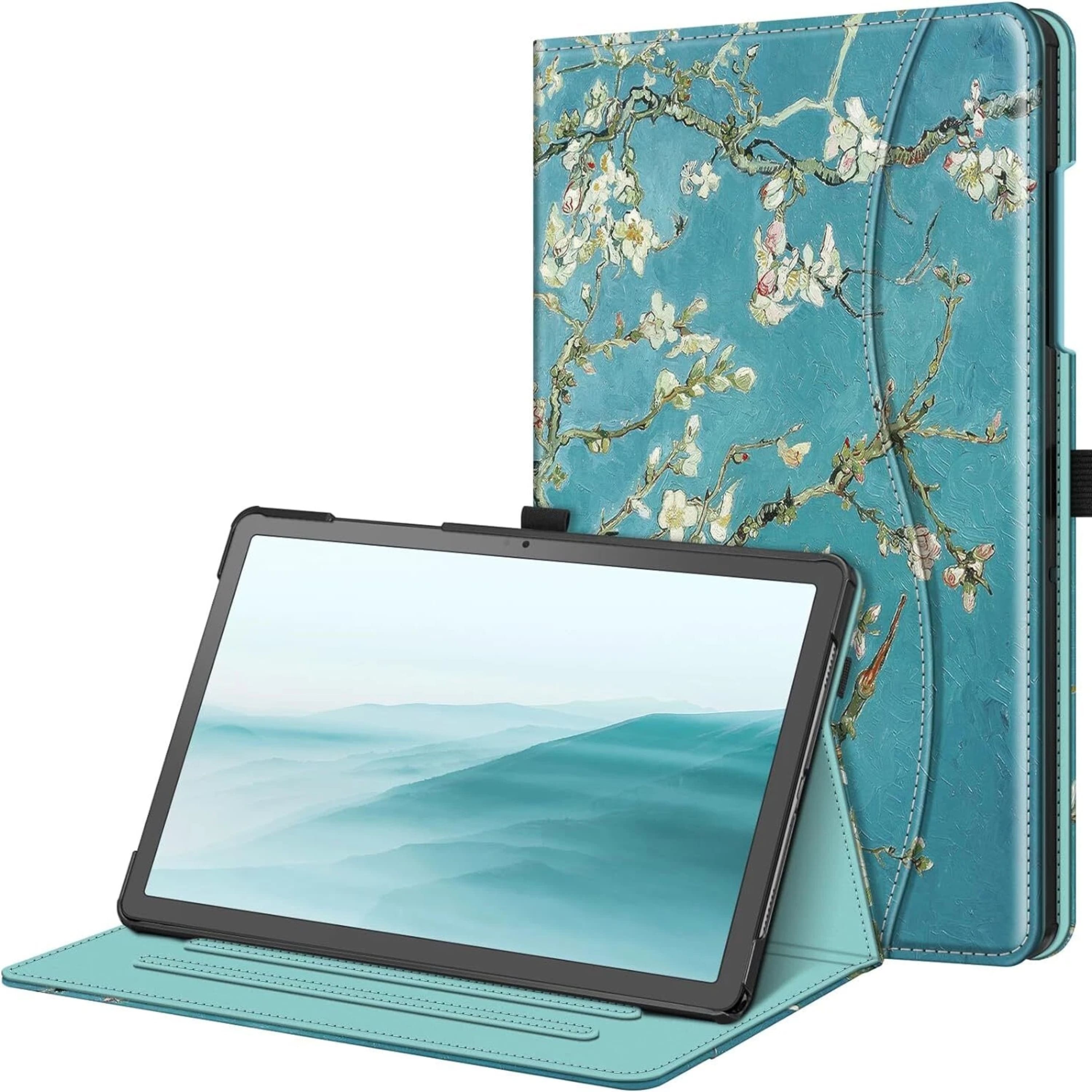 Front. Kitcheniva - Multi Angle Stand Protective Case Cover For 11'' Samsung Galaxy Tab A9+ Blossom - Blossom.