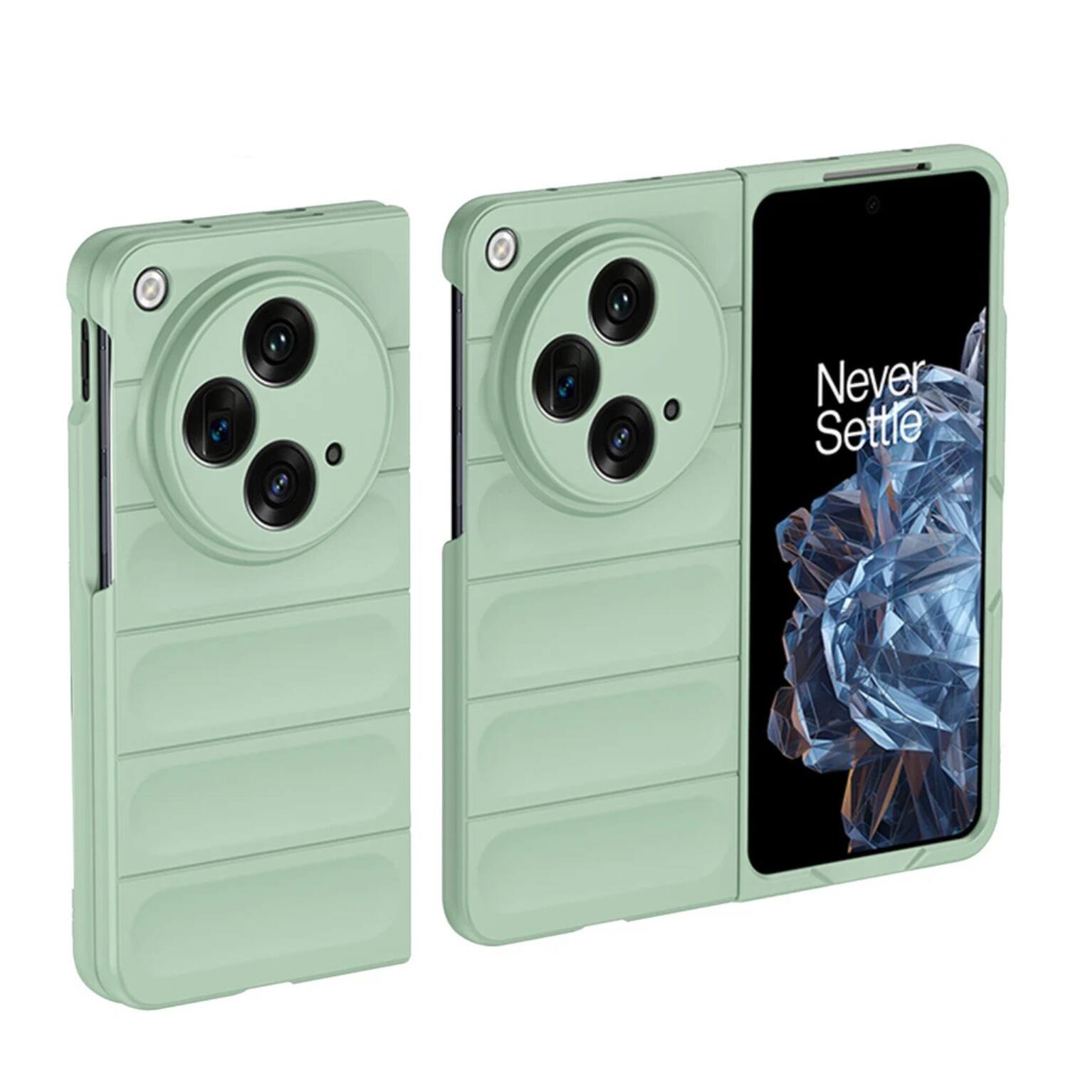 Stock Preferred - Ultra Slim Anti-Slip Shockproof Hard PC Protective Cover For OnePlus Open Case - Mint