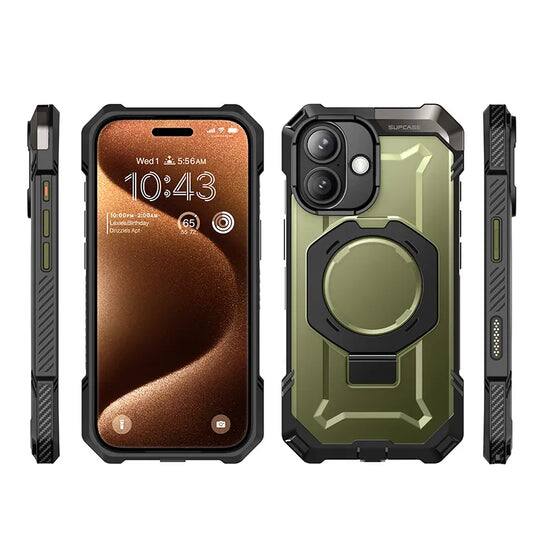 Sure, here is the corrected and grouped text from the image:

**Front View:**
- SUPCASE
- Wed 1 5:56AM
- 10:43
- 10:00PM
- 2.00AM
- Leboe.trhday
- 65
- Din_zss
- Act- 5 72 I O

**Back View:**
- SUPCASE
- 6000