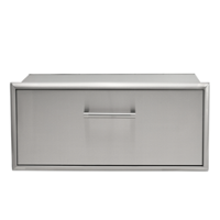 Coyote Outdoor Living 32" Single Storage Drawer - Stainless Steel - Front_Zoom