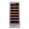 Ca'Lefort - 15 Inch Wine Fridge,33 Bottle Wine Refrigerator,3 Color LED, Wine Cooler, Built-in or Freestanding Wine Fridge - Stainless Steel