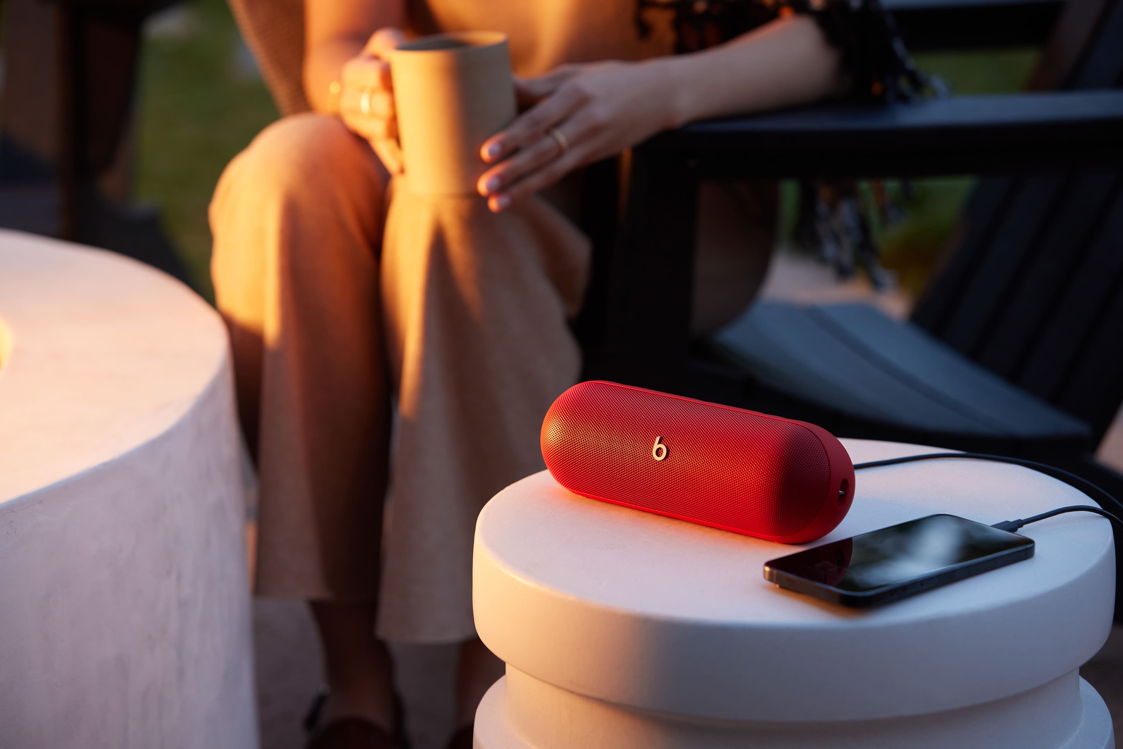 Alt View 16. Beats - Pill Portable Wireless Bluetooth Speaker and Portable Charger - Statement Red.
