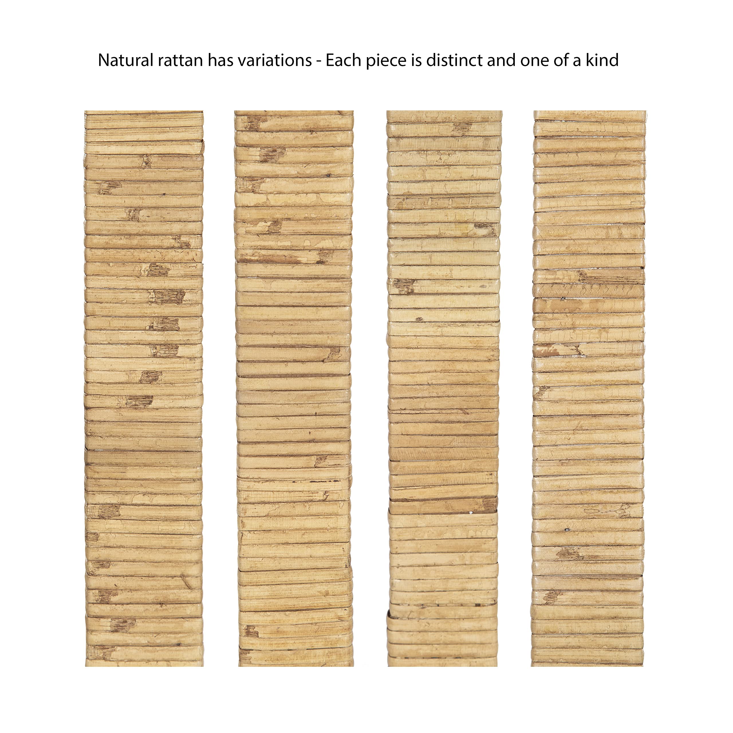Natural rattan has variations - Each piece is distinct and one of a kind