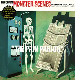 PopMarket - DENCOMM - Monster Scenes S1 - 1:13 Scale Model Kit - The Pain Parlor: 55th Anniversary Limited - COLLECTIBLES - Multicolor